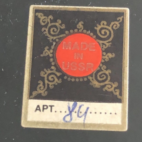 Vintage Russian USSR Lacquer Box Hand Painted 3'' W/ Signature - Picture 6 of 8